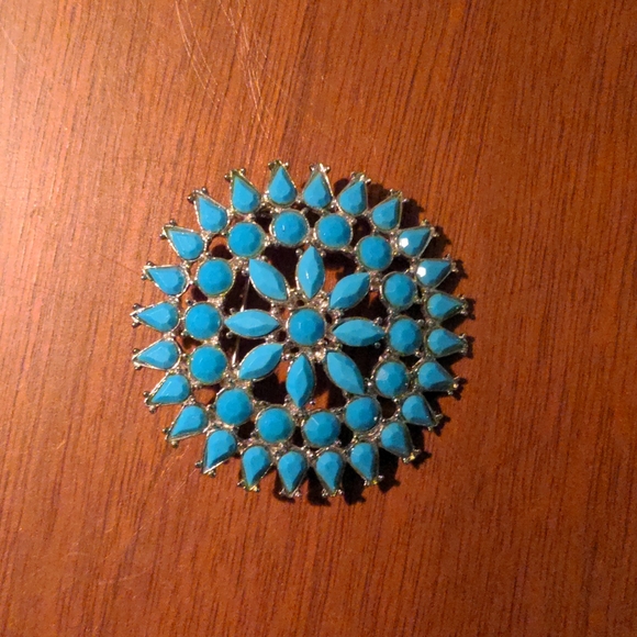 Vintage Turquoise Pin - Picture 2 of 5